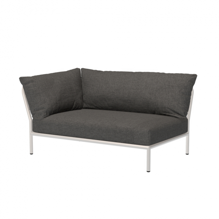 LEVEL 2 avslut, vänster - dark grey/muted white