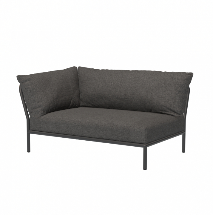 LEVEL 2 avslut, vänster - dark grey/dark grey