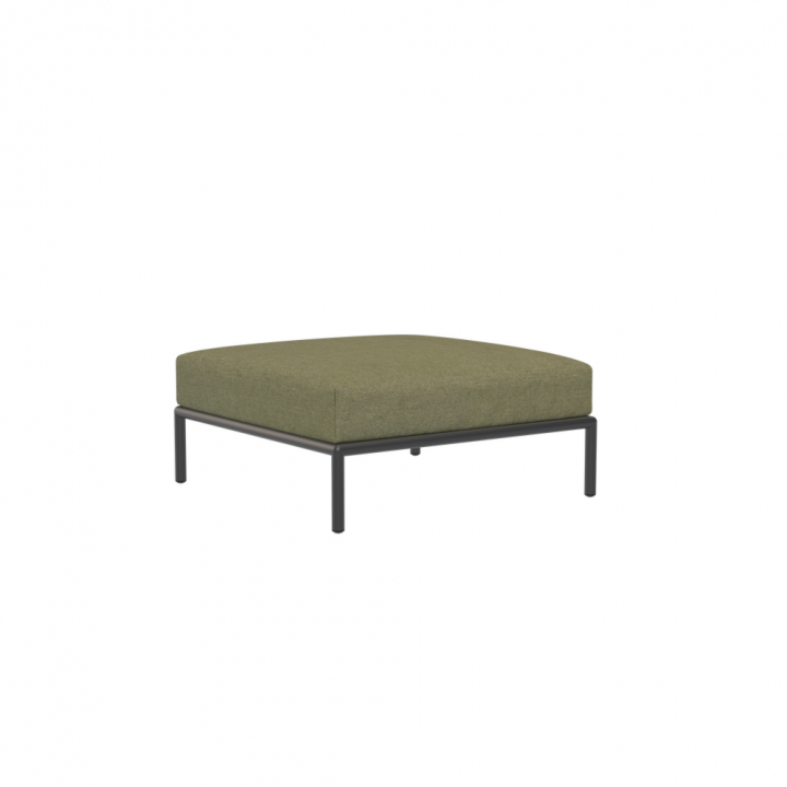 LEVEL 2 ottoman - leaf/dark grey