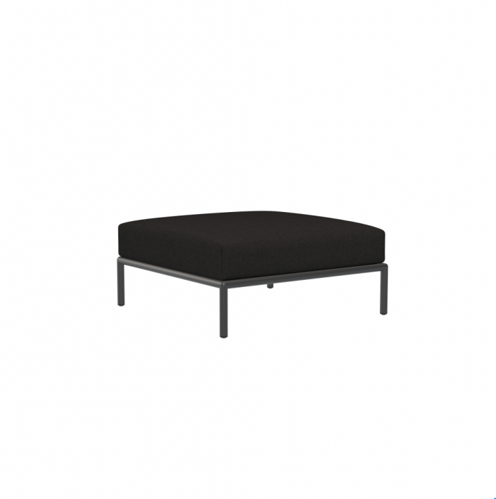 LEVEL 2 ottoman - char/dark grey