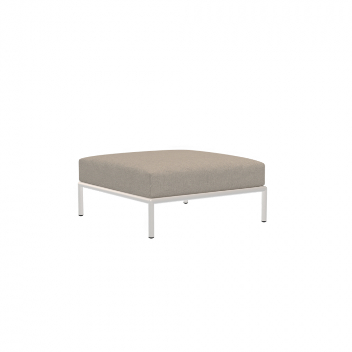 LEVEL 2 ottoman - ash/muted white