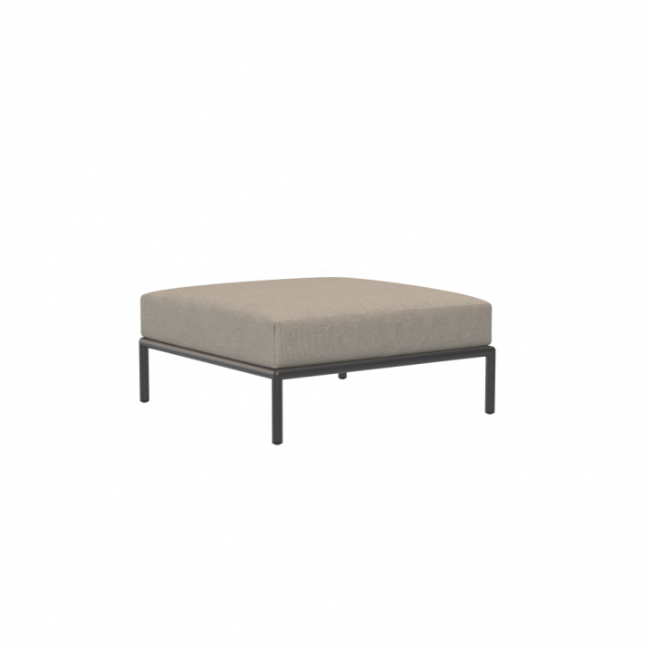 LEVEL 2 ottoman - ash/dark grey
