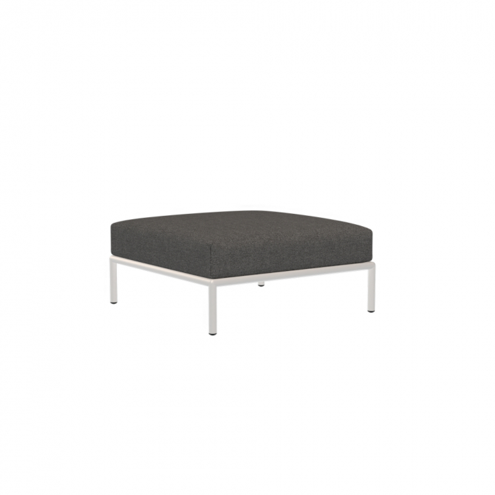 LEVEL 2 ottoman - dark grey/muted white