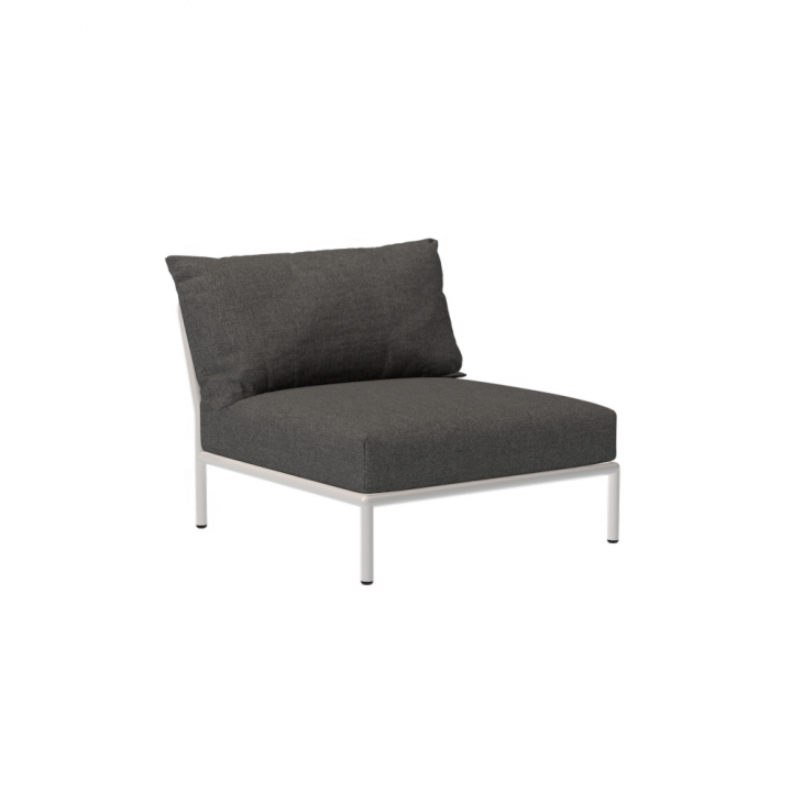 LEVEL 2 mittdel - dark grey/muted white