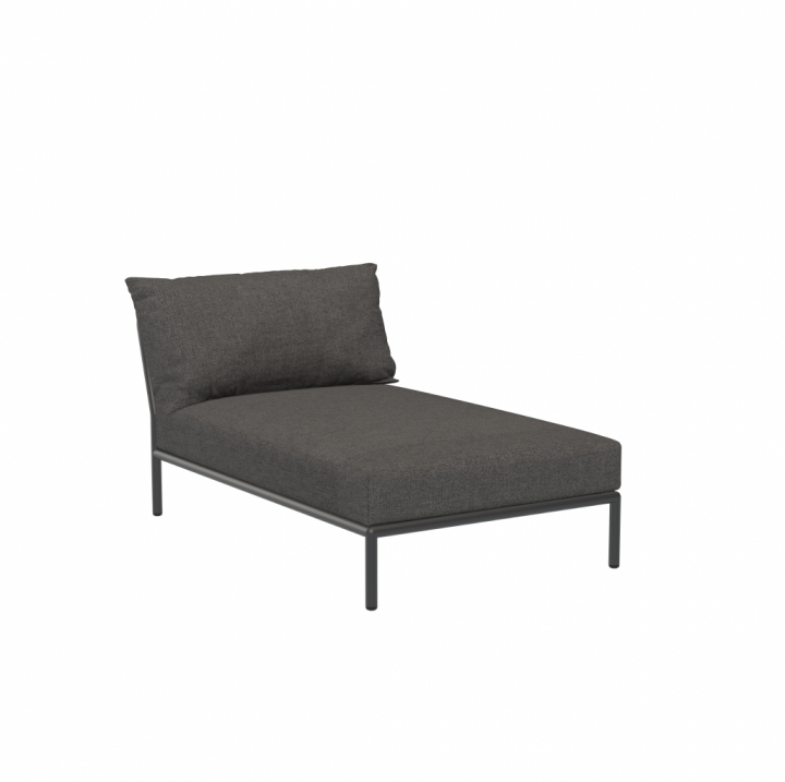 LEVEL 2 Schäslong - Dark Grey/basic