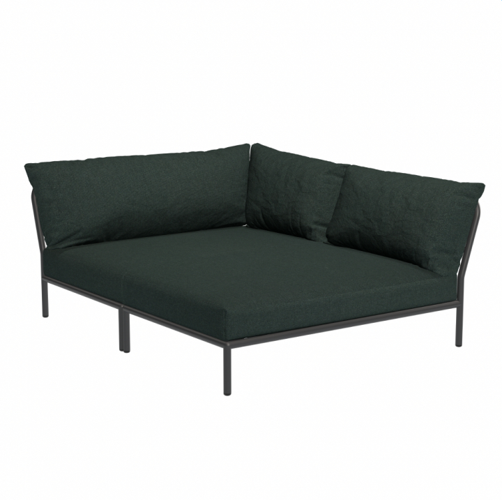 LEVEL 2 Cozy hörn, höger - alpine/dark grey