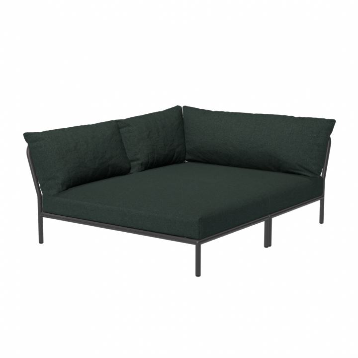 LEVEL 2 Cozy hörn, vänster - alpine/dark grey