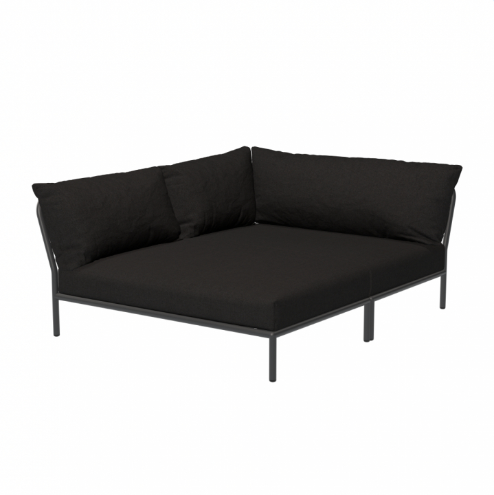 LEVEL 2 Cozy hörn, vänster - char/dark grey