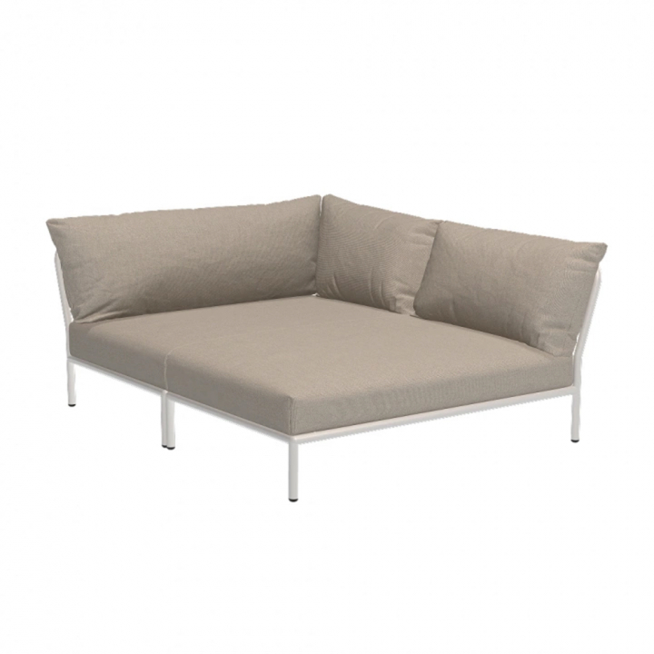 LEVEL 2 Cozy hörn, vänster - ash/muted white