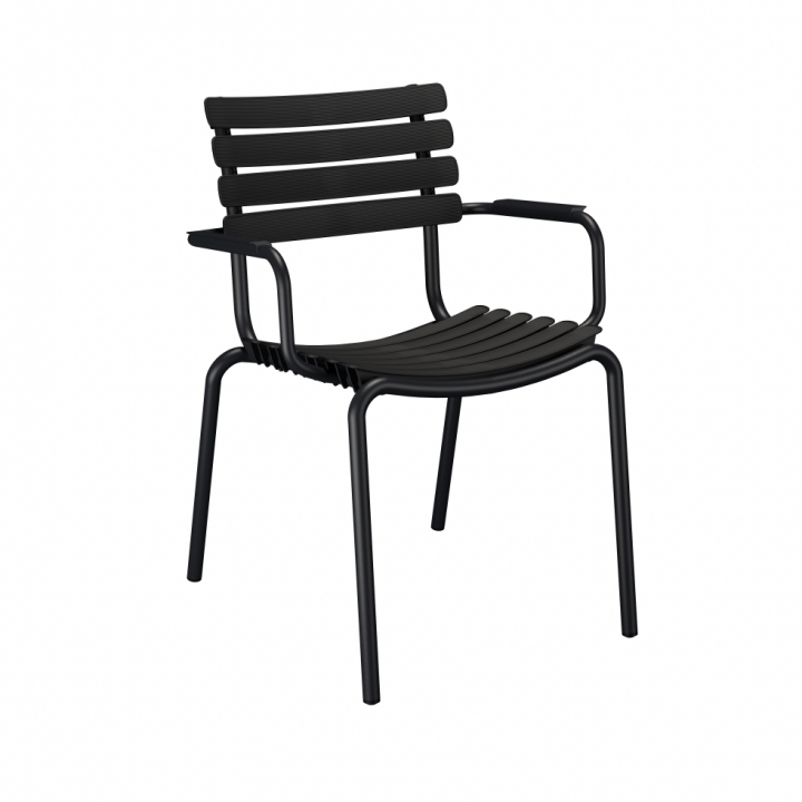 ReCLIPS Matstol - Black/black