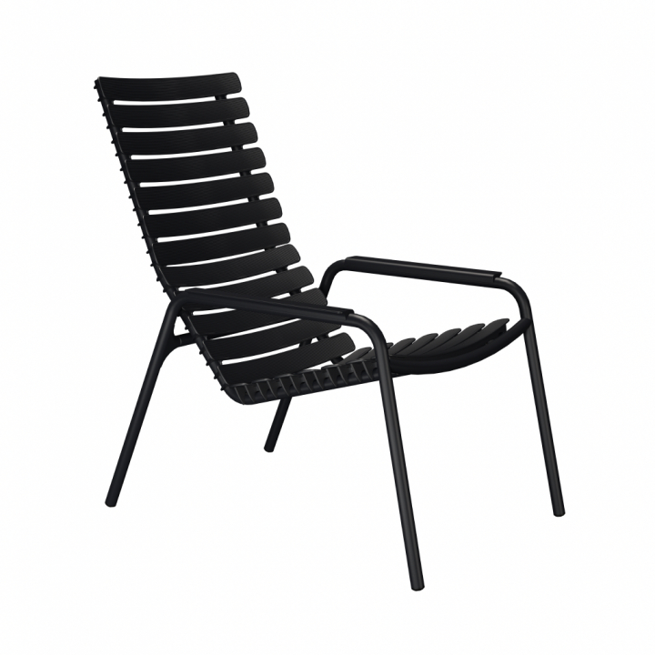 ReCLIPS loungefåtölj - black/black