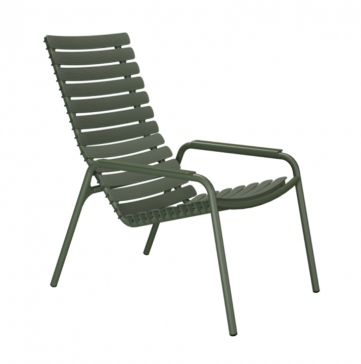 ReCLIPS loungestol - olive green/olive green