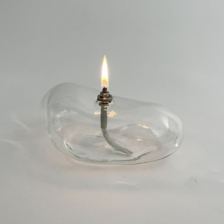 Oljelampa Granit, M - Clear