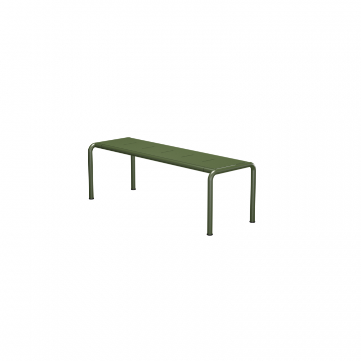 AVANTI bänk, medium - olive green alu/olive green