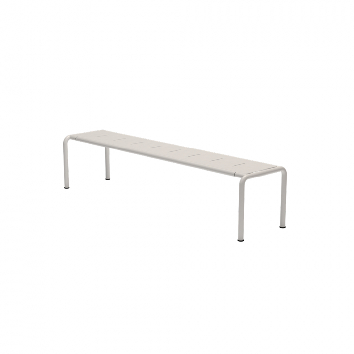 AVANTI bänk, large - muted white alu/muted white