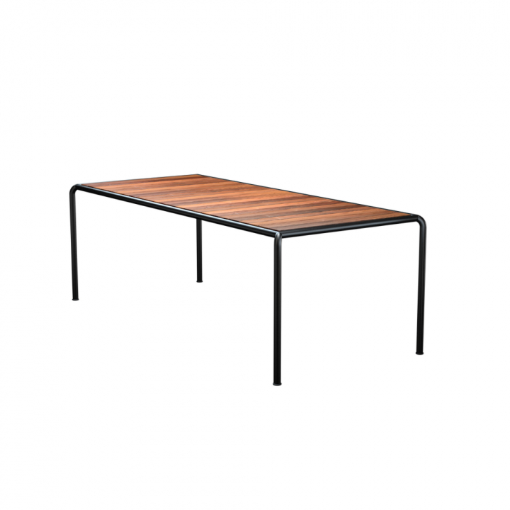 AVANTI matbord 222x98 cm - thermo ash/black