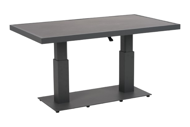 Scale soffbord höj- och sänkbart 140x85 H49-73 cm - antracit/dark kera