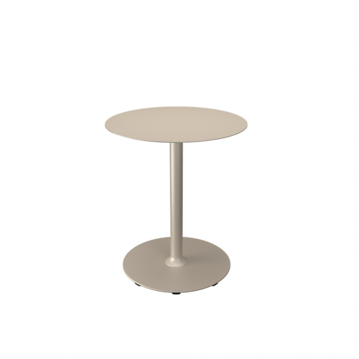 PICO cafébord Ø 64 cm, rund bas - beige