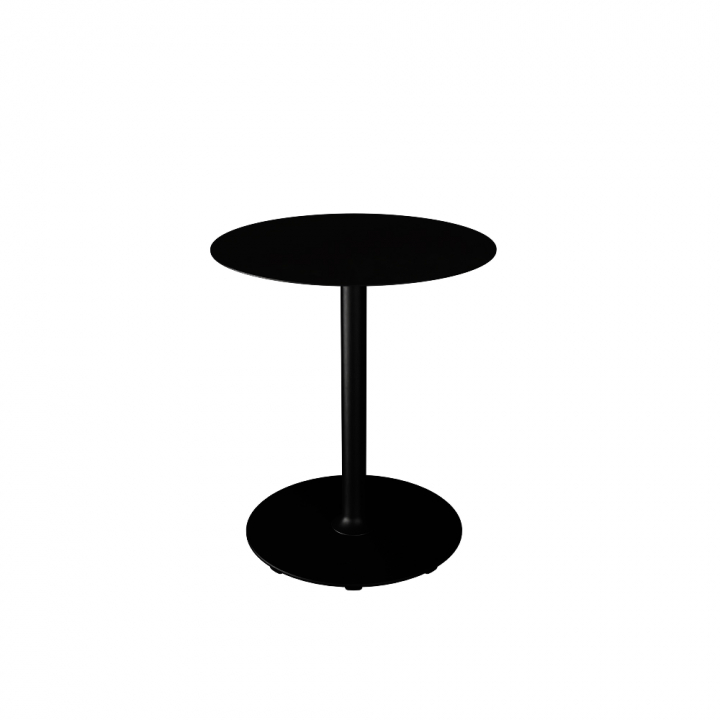 PICO cafébord Ø 64 cm, rund bas - black
