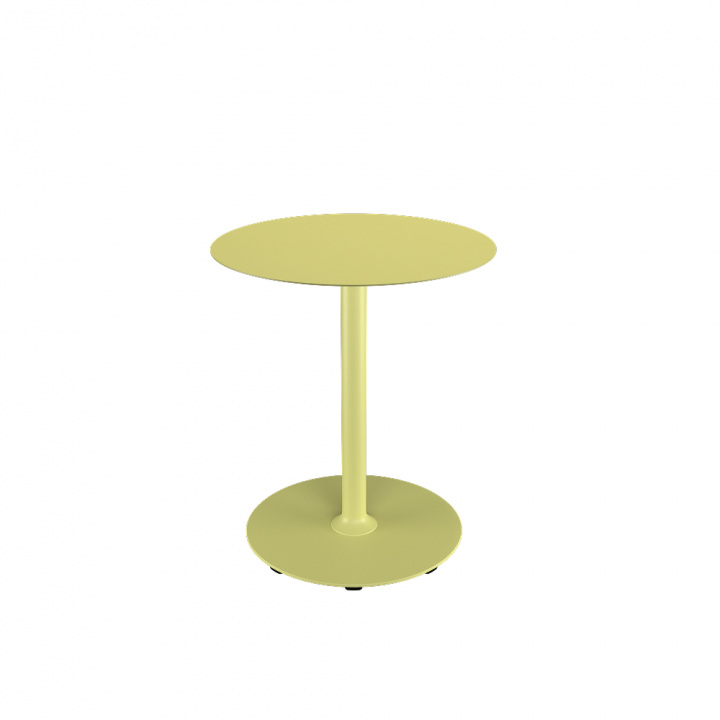 PICO cafébord Ø 64 cm, rund bas - lemon zest