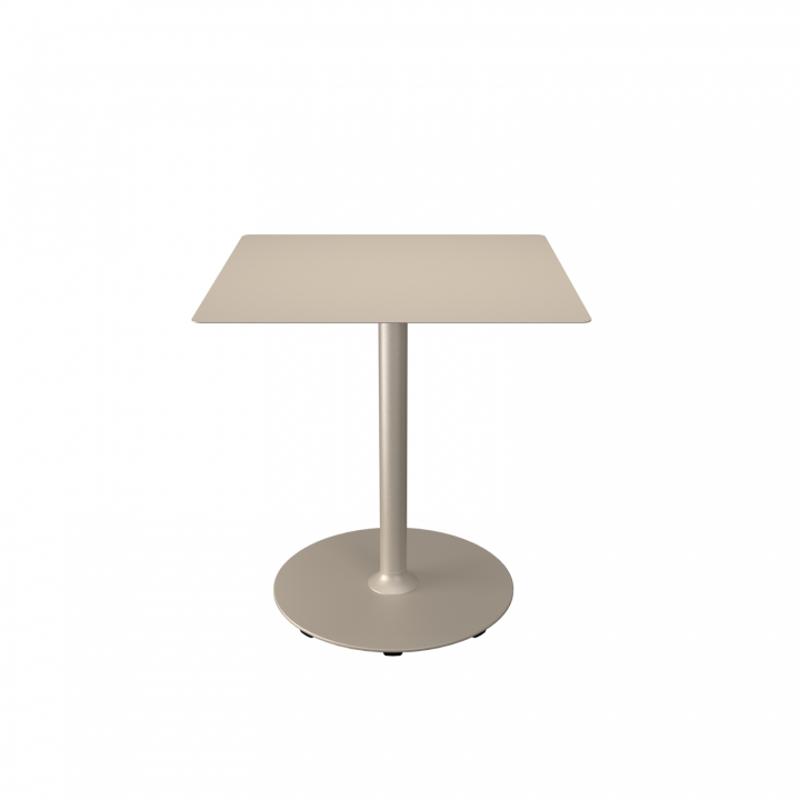 PICO cafébord 70x70 cm, rund bas - beige