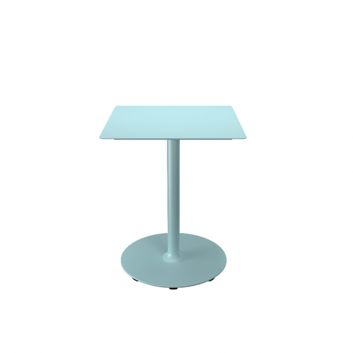 PICO cafébord 70x70 cm, rund bas - ice blue