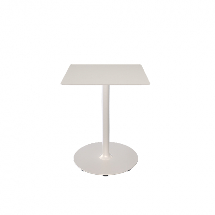PICO cafébord 60x60 cm, rund bas - muted white
