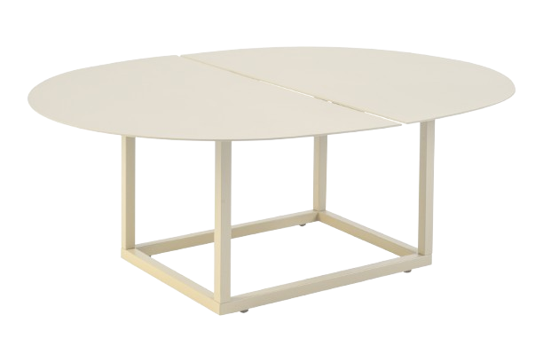 Olive soffbord 110x80 H40 cm - pearl white