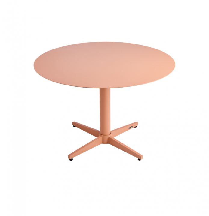 Mill soffbord Ø 75 H49 cm - peach