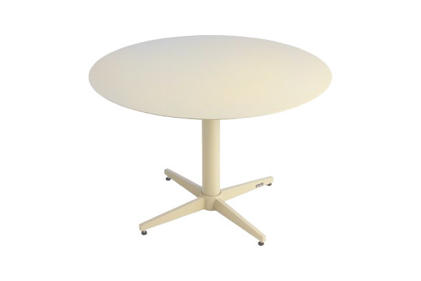 Mill soffbord Ø 75 H49 cm - pearl white