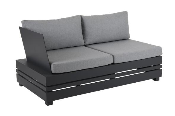 Ambon 2-sits avslut H m dyna byggbar - antracit/pearl grey i gruppen Utemöbler / Loungemöbler / Loungemoduler / Avslutsdelar - Loungemoduler hos Sommarboden i Höllviken AB (2535H-73-07)
