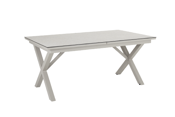 Hillmond bord förlängningsbart 166-226x100 H73 cm - khaki/beige terraz