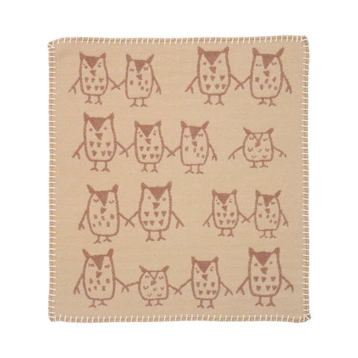 Hand in Hand snuttefilt 34x40 cm - taupe