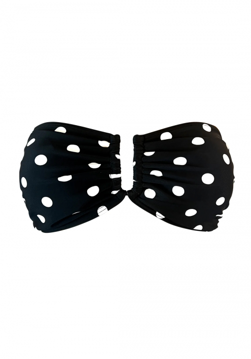 Sophia Maxime bikini-bandeau, 38 - polkadot black