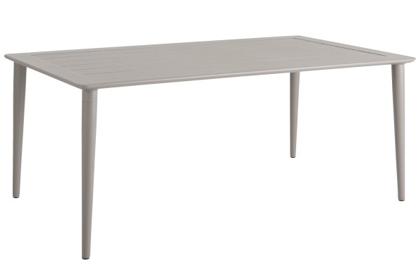 Nimes matbord 200x98 H73 cm - khaki i gruppen Utemöbler / Material / Aluminiummöbler hos Sommarboden i Höllviken AB (3100-21)
