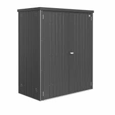 Redskapsskåp 150 -  metallic mörkgrå i gruppen Dynor / Dynboxar & Förvaringslådor hos Sommarboden i Höllviken AB (31010-bh)