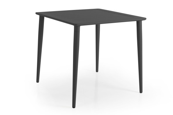 Nimes matbord 78x78 H73 cm - antracit i gruppen Utemöbler / Material / Aluminiummöbler hos Sommarboden i Höllviken AB (3107-73)