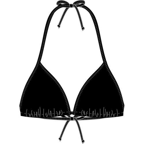 Drew triangle bikini - black i gruppen Badkläder hos Sommarboden i Höllviken AB (32889-000)