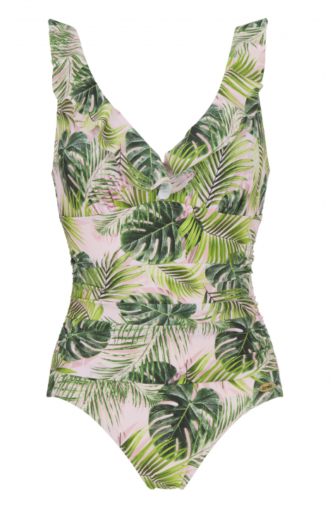 Virginia baddräkt, 40 - pale pink/green