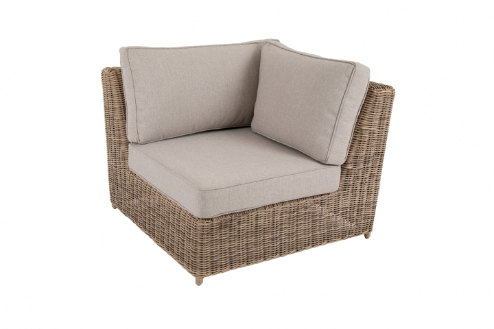 Glendon hörndel - rustic/beige dyna