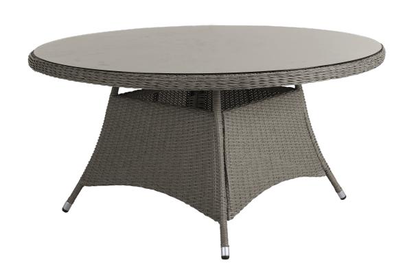Hornbrook matbord Ø 150 H73 cm - beige/glas