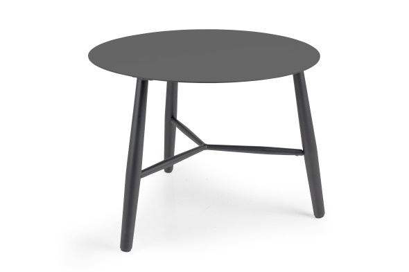 Vannes Sidobord Ø 60 H45 Cm - Antracit