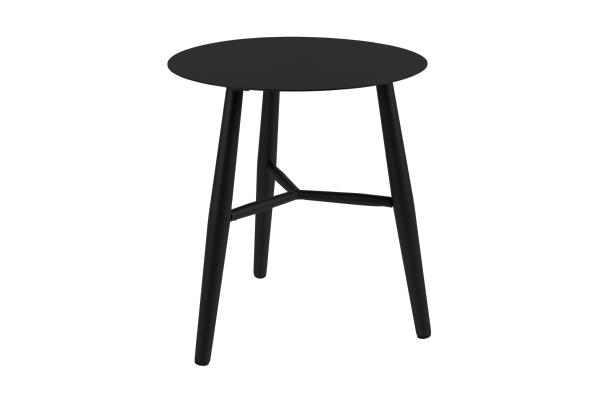 Vannes Sidobord Ø 45 H50 Cm - Svart