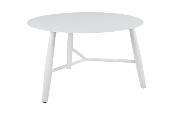 Vannes soffbord Ø 75 H50 cm - vit