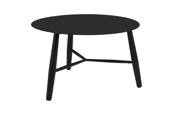 Vannes soffbord Ø 75 H50 cm - svart