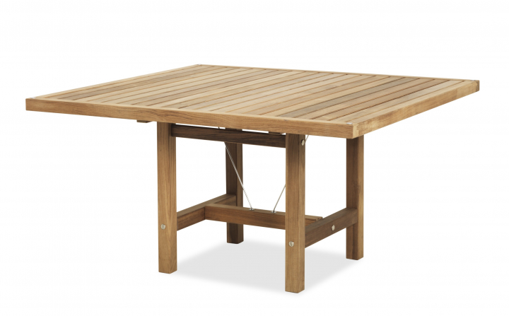 Matbord 128x120 cm - teak