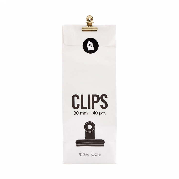 Clips Office Liten - Gold