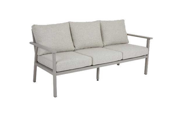 Samvaro 3-sits soffa, hög - khaki/sand dyna