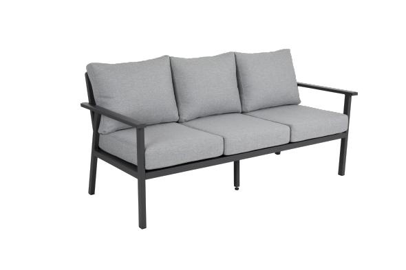 Samvaro 3-sits soffa, hög - antracit/pearl grey dyna