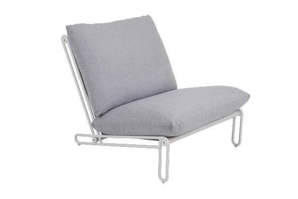 Blixt Fåtölj, Byggbar - Vit/sky Grey Dyna